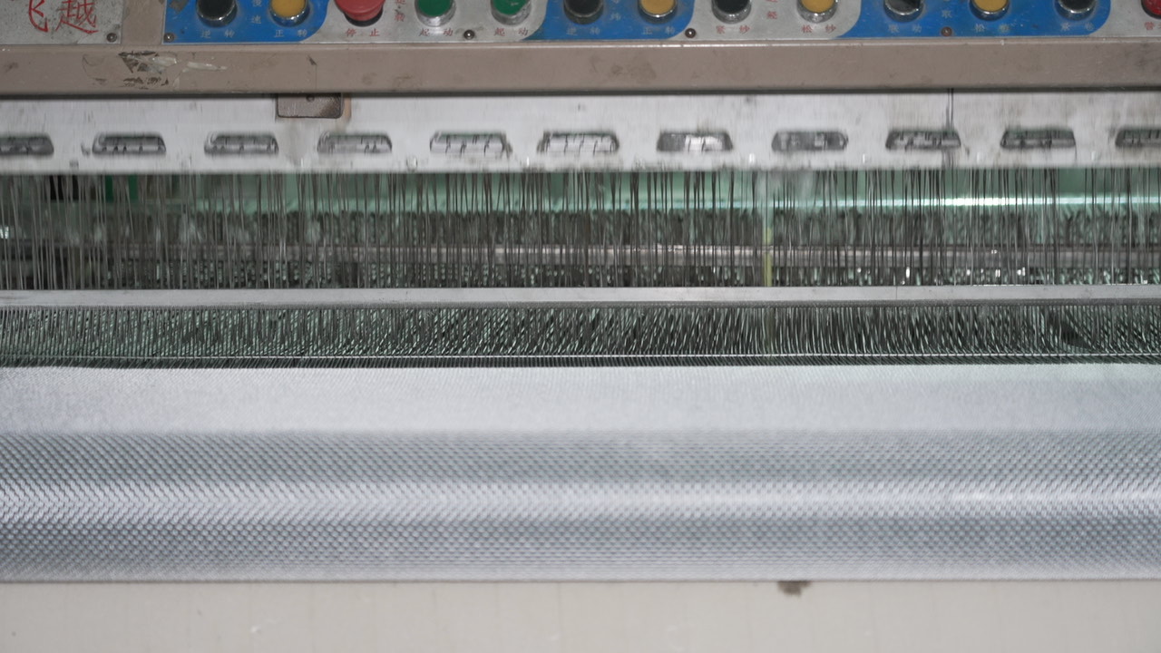 Fiberglass weaving line